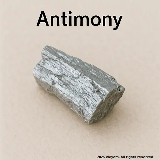 Learn Metals for Kids - Lesson 3: Antimony metal picture
