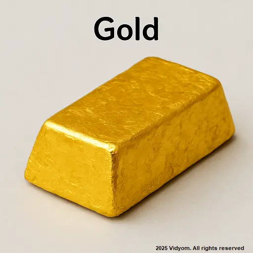 Learn Metals for Kids – Gold metal picture