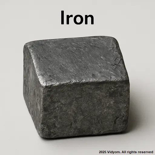 Learn Metals for Kids – Iron metal picture