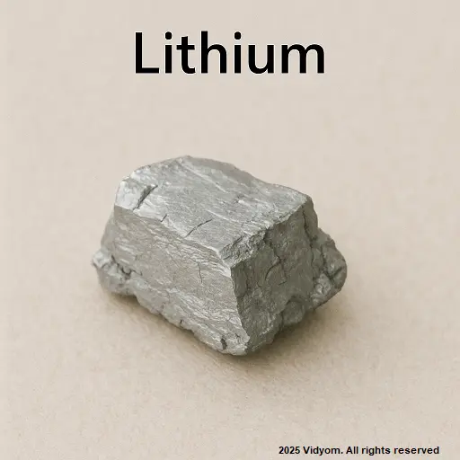 Learn Metals for Kids - Lesson 3: Lithium metal picture