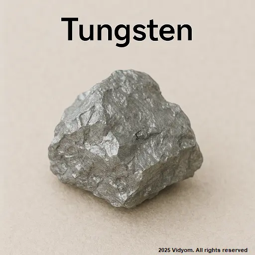 Tungsten metal picture