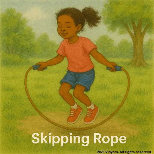 Outdoor Games for Kids: skipping rope jumping game