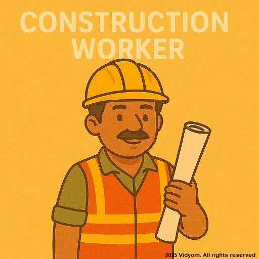 Construction worker illustration