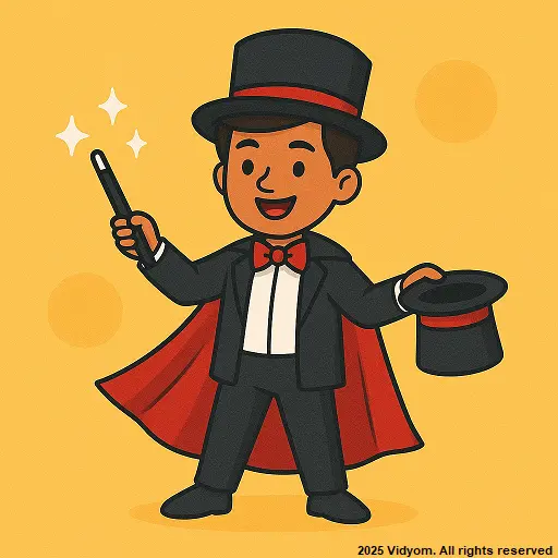 Magician illustration