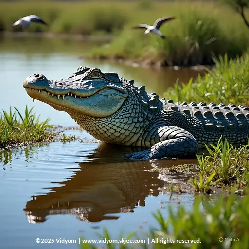 Reptiles for Kids alligator picture