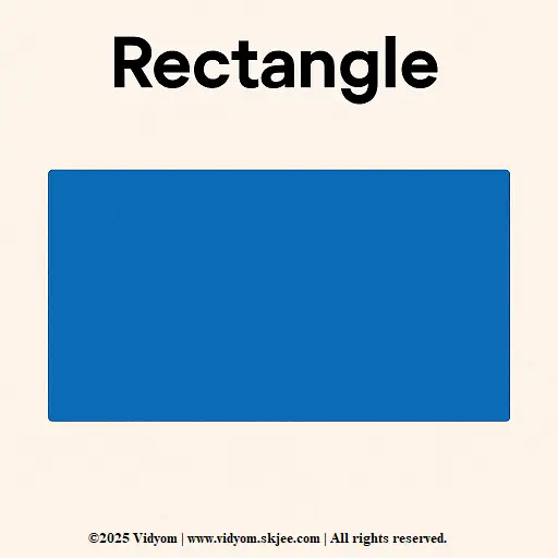 Rectangle – learn shapes with sound for kids lesson