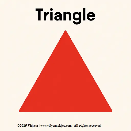 Triangle shape – learn shapes with sound for kids