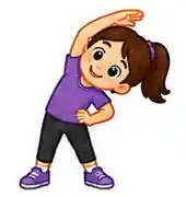 Stretching activities lesson icon