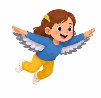 Simon Says animal moves for kids - fly like a bird