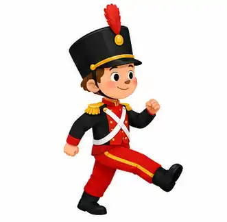 Simon Says animal moves for kids - march like soldiers