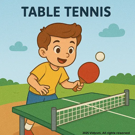 Table Tennis sport for kids