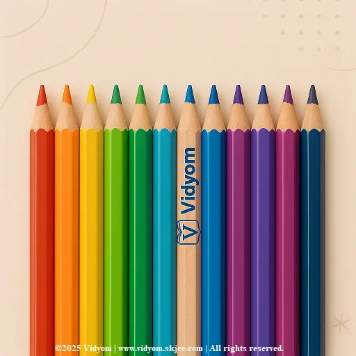 Color pencils – colourful study material for kids for drawing