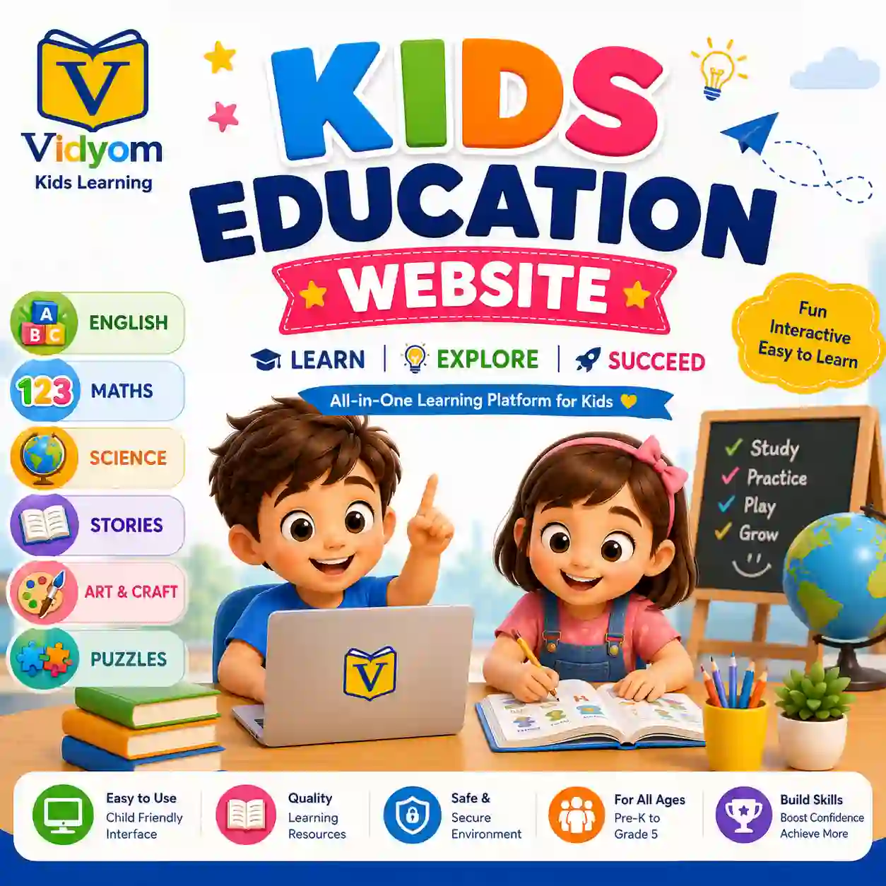 Kids education website with teaching guides questions animal facts nature facts and science lessons