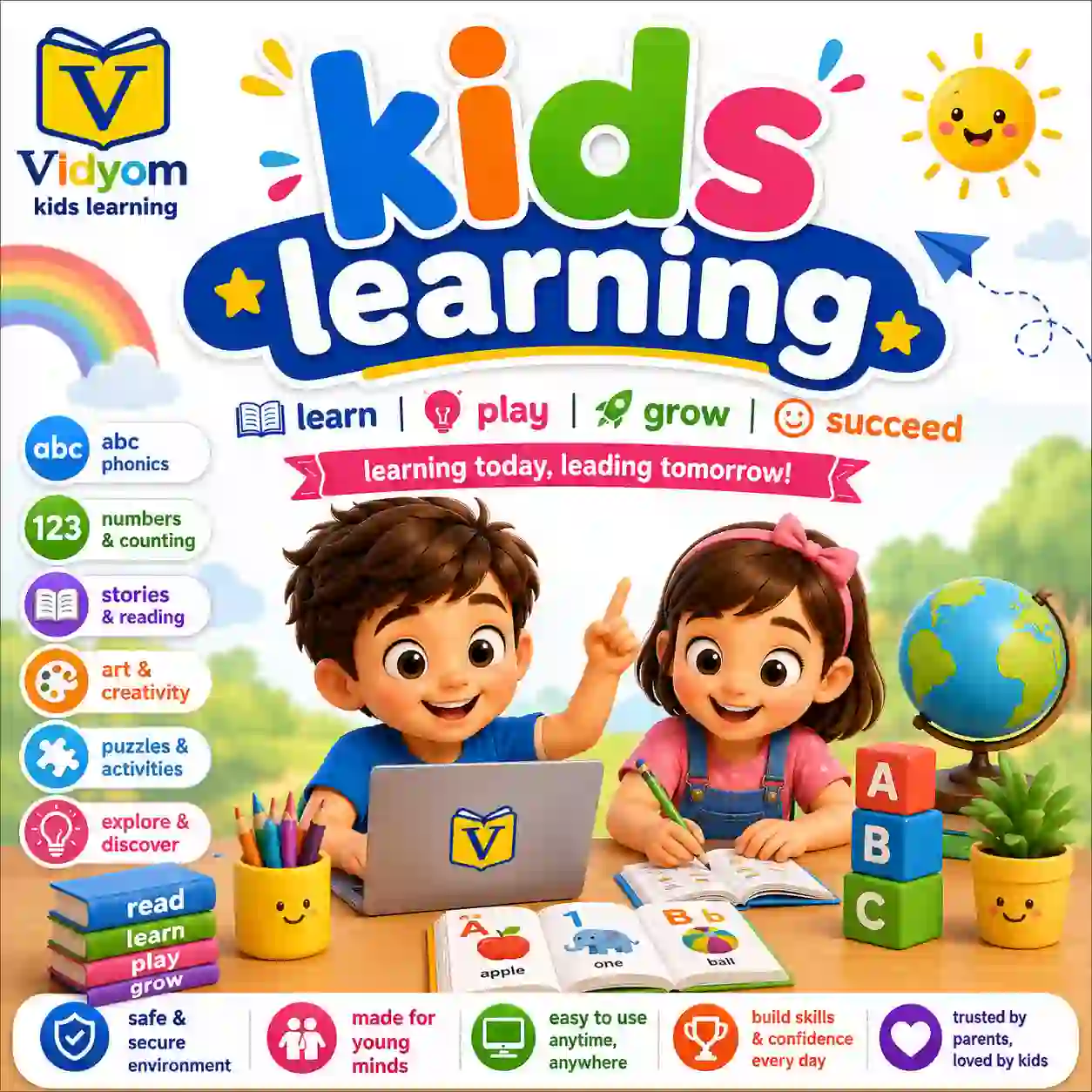 Kids learning with vehicles shapes colours vocabulary actions comparisons and why questions