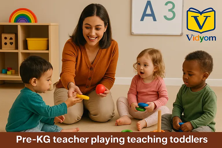 how to teach pre kg children through playful, activity-based classroom learning