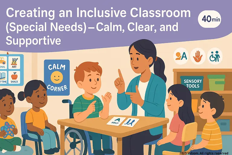 Creating an Inclusive Classroom (Special Needs) – Calm, Clear, and Supportive
