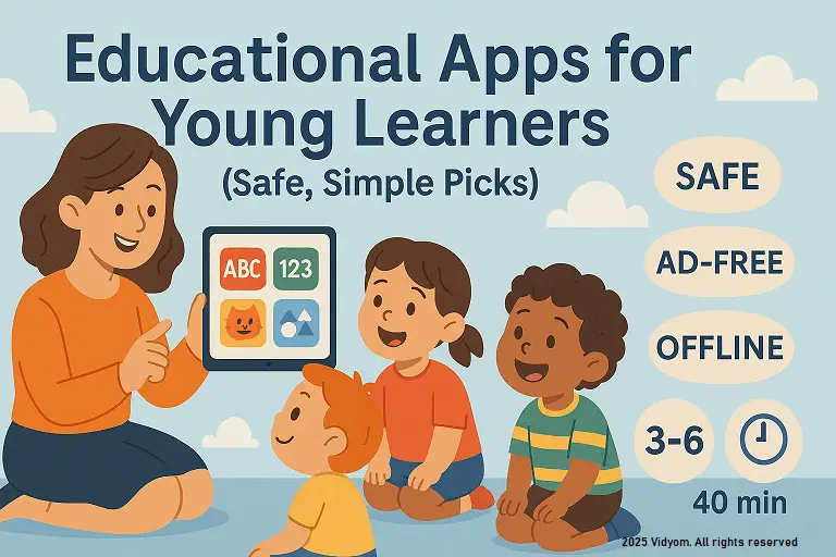 Educational Apps for Young Learners (Safe, Simple Picks)