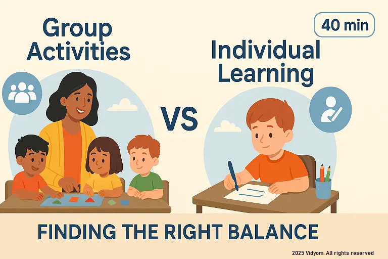 Group Activities vs Individual Learning – Finding the Right Balance