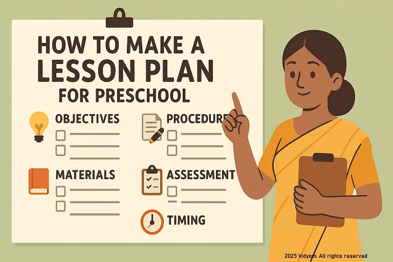 How to Make a Lesson Plan for Preschool