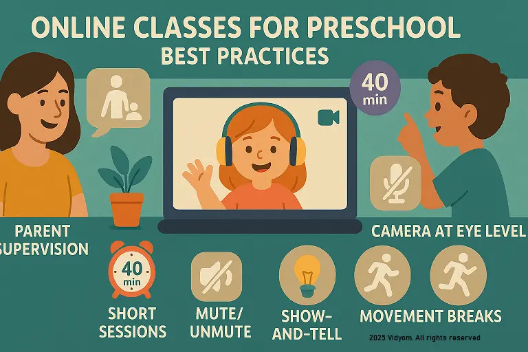 Online Classes for Preschool – Best Practices