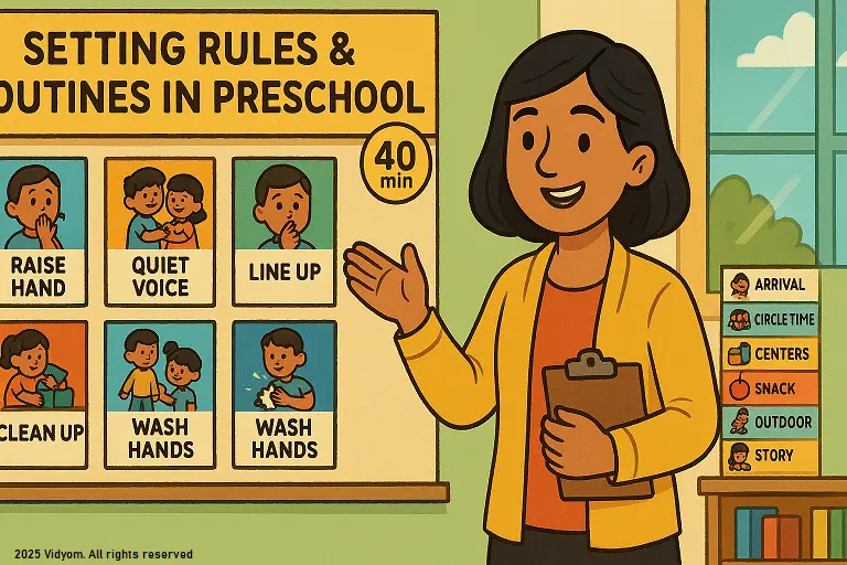 Setting Rules & Routines in Preschool
