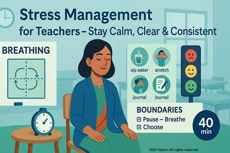Stress Management for Teachers – Stay Calm, Clear & Consistent