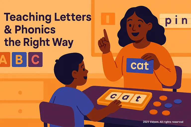 Teaching Letters & Phonics the Right Way