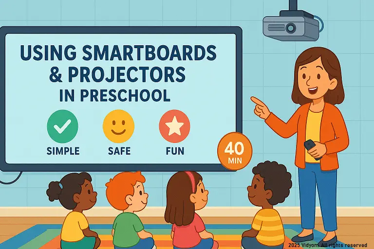 Smartboards & Projectors in Preschool (Simple, Safe & Fun)
