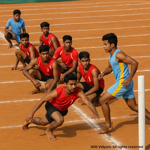 Kho Kho – running traditional Indian games for kids