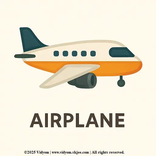 Airplane – Vehicle Learning for Kids