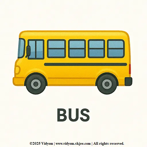 Bus picture – Vehicle Learning for Kids