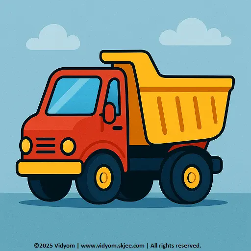 Truck picture – Vehicle Learning for Kids