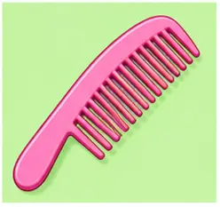 Comb used for making hair neat