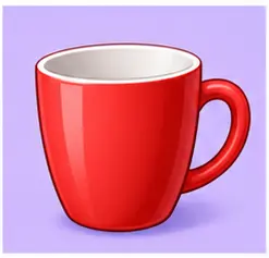 Cup used for drinking