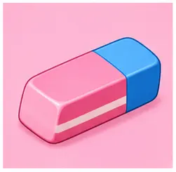 Eraser for removing pencil marks