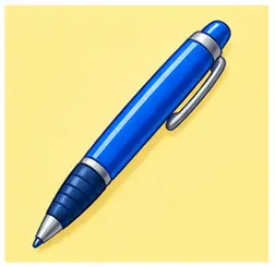 Pen used for writing