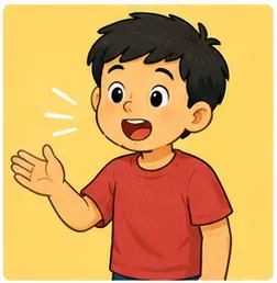 Child speaking clearly