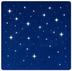 Stars shining in the night sky