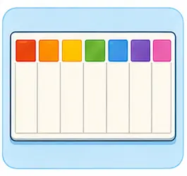 Days of week vocabulary for kids