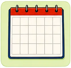 Months vocabulary for kids
