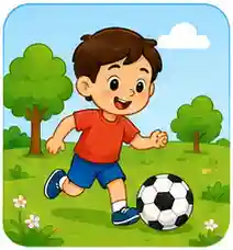 Outdoor vocabulary for kids