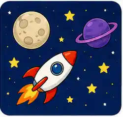 Sky and space vocabulary for kids