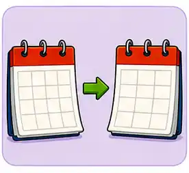 Today and tomorrow vocabulary for kids