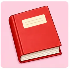 Book picture for school supplies vocabulary for kids