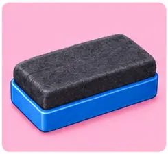 Board duster used to clean a blackboard