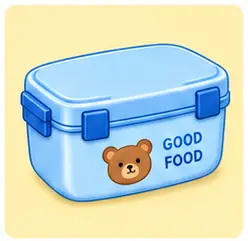 Lunch box for school supplies vocabulary for kids