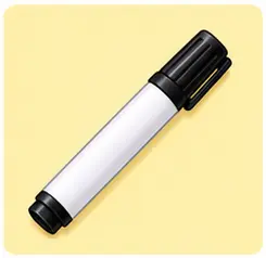 Marker pen used for bold writing
