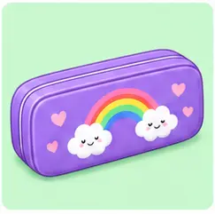 Pencil box for school supplies vocabulary for kids