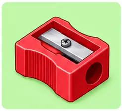 Pencil sharpener for school supplies vocabulary for kids