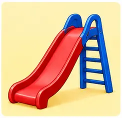 Playground slide for playground vocabulary for kids